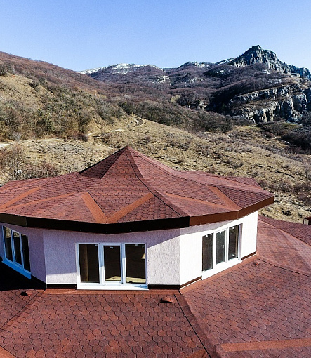 Гибкая черепица, серия STANDARD, коллекция КОЛЬЧУГА, цвет Коричневый - 6