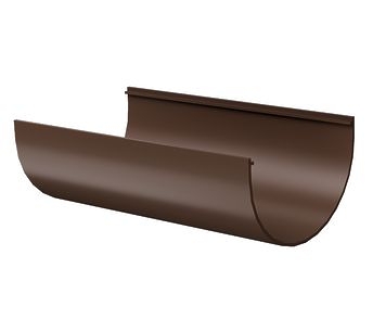 Жёлоб водосточный 3 м Комфорт (Comfort) Тёмно-коричневый