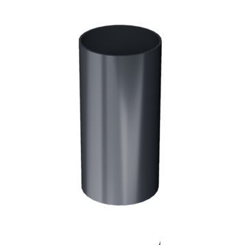 Труба водосточная 2 м Комфорт Серый, (RAL 7024)